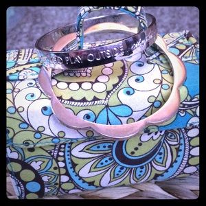 Silver Kate Spade Bangles